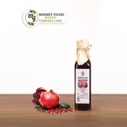 350 gramlık ambalajda katkısız ve doğal Hatay nar ekşisi.